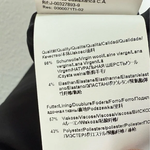 NWOT BOSS Hugo Boss Vileah Wool Pencil Skirt Black Women’s Size 4 Business - Picture 15 of 15